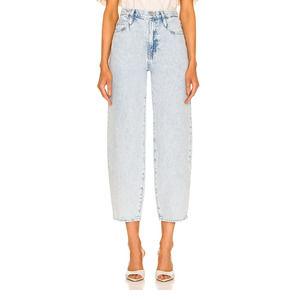 NWT Frame ultra high rise barrel whisper jeans